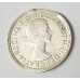 AUSTRALIA 1962 . SIXPENCE . ERROR . CLIPPED BITTEN EDGE